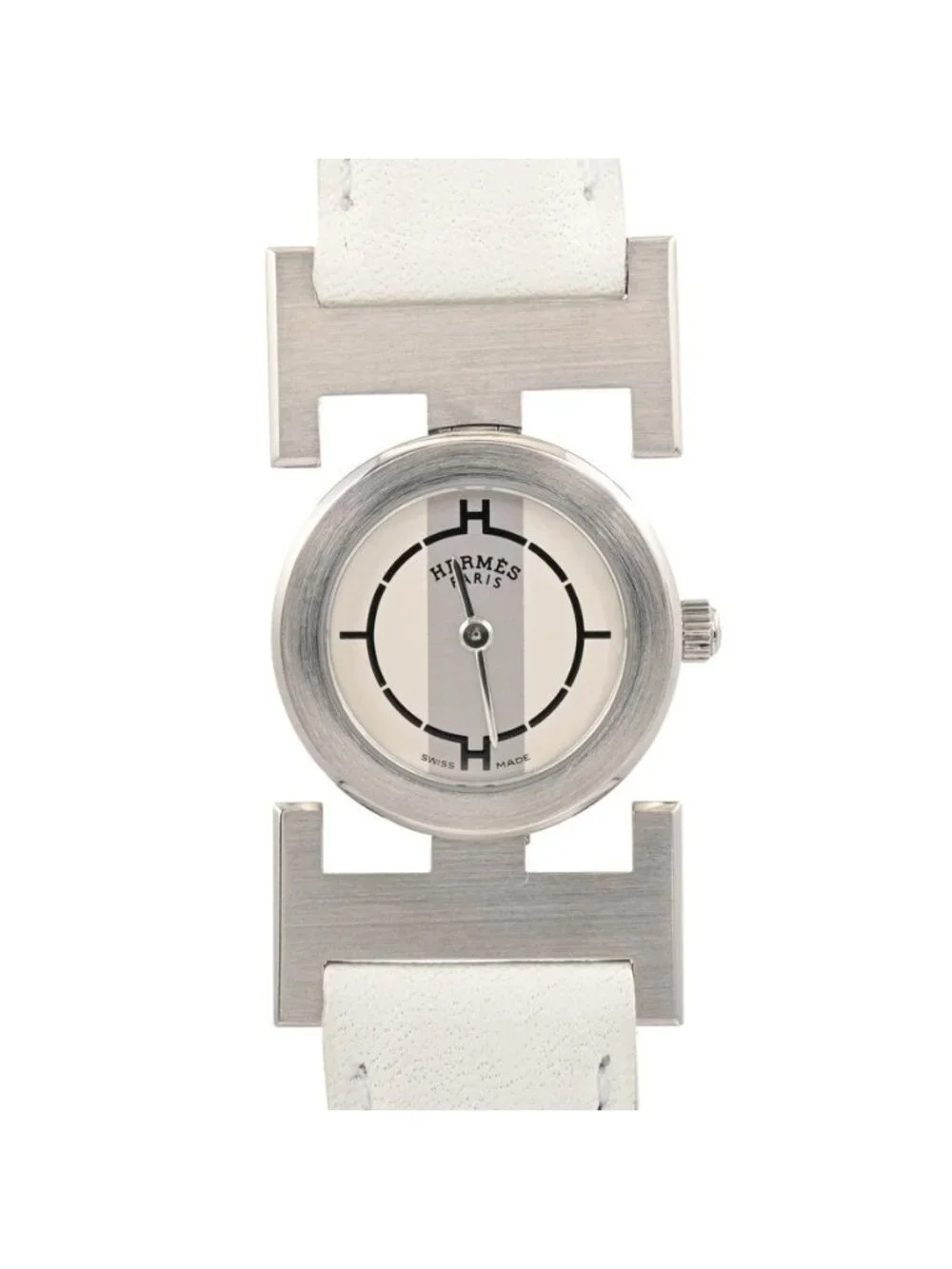 Hermes Watch Paprika Silver